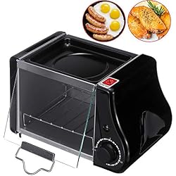 Appliances-EJOYDUTY Hot Dog Toaster Machine Maker, Pain Grill électrique avec minuterie, pour Le ménage, Petit-déjeuner