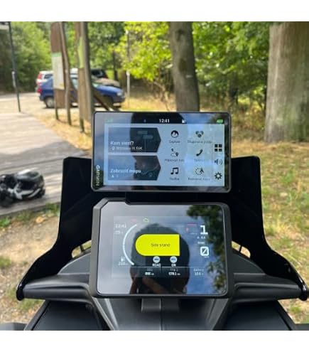 Garde-boue,Support de plaque de Navigation GPS-smartphone pour moto