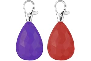 NOVKIN Lot de 2 lampes LED étanches pour chien avec rechargeable par USB, pour promener la nuit, attacher au collier, à la laisse ou au harnais, lumière de sécurité pour la course, le camping ou le vélo