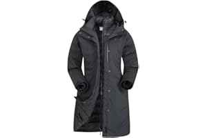 Mountain Warehouse Alaskan 3-in-1 Damen Winter Mantel - Lange, wasserdichte Winterjacke, Warme Steppjacke Innenjacke mit Reißverschluss & Kapuze