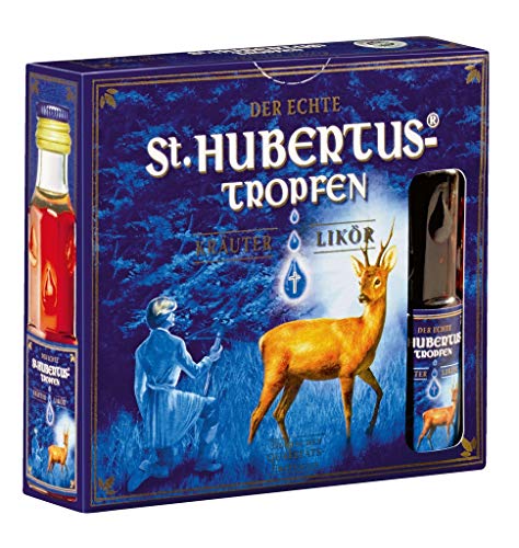 Preisvergleich Produktbild St. Hubertus-Tropfen - Kräuterlikör 30% - 4x0,02l