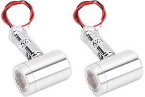 Wifehelper Foco Pequeño de 2 Piezas, Mini Foco LED, Luces Superiores de 12 V y 1 W, Foco de Acento Interior con ángulo de 30 ° con Diseño Moderno para Iluminación de Decoración de (Luz