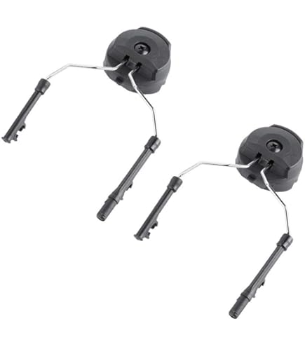 Adaptateur De Casque De Casque 2 Pièces Casque Casque Rail Adaptateur Support ABS Casque Casque