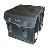 Basil Mara Double Pannier Bag, Water Resistant - 35 L, Black
