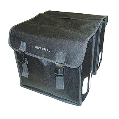 Basil BASE7108 Double sacoches pour vélo Mixte, adulte Noir