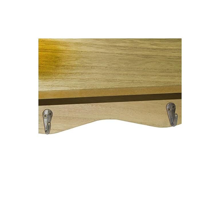DRULINE Wandregal Holzregal Wandboard Bilderrahmenleiste für Deko und