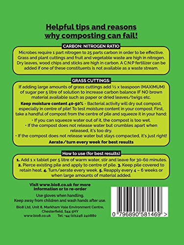 Envii Kompostbeschleuniger – Bakterielles Produkt, welches den Kompostierungsprozess beschleunigt – 12 Tabletten - 2