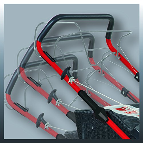 Einhell Benzin Rasenmäher GE-PM 48 S HW B&S (2 kW, 48 cm Schnittbreite, 75 l Fangsack, Hinterradantrieb, Mulchfunktion, Seitenauswurf, empfohlen bis 1600 m²) - 6