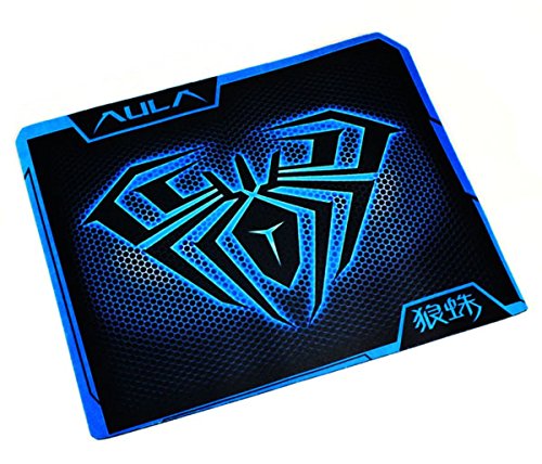 Mauspads, FNKDOR Gaming Mouse-Pad Spinnenmuster Blau 29.5*23.5cm