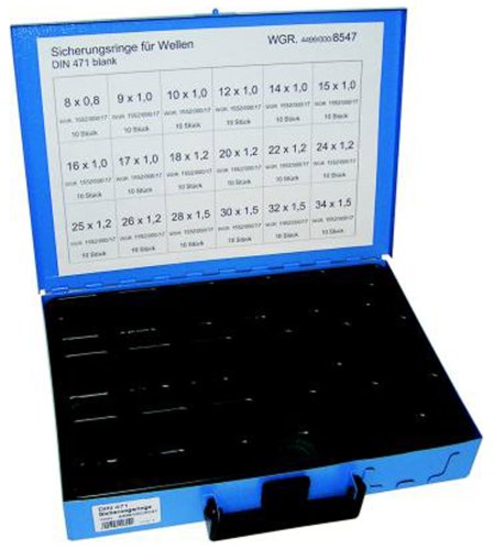 Dresselhaus 8547 - Surtido de anillos de retención elásticos