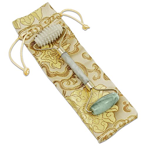 PsmGoods® Anti-Aging Jade Stein Massage Roller Gesichts-Entspannung Abnehmen Tool Natürliche Gesicht Körper Gesunde Kälte Therapie Roller - 2