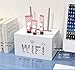 Produktbild Willesego Freistehendes Bücherregal/Schreibtischorganisation Die Router-Kartusche Box Cable Organizer Wandmontierte Drahtreihenbuchse AufbewahrungsboxB 1 Schicht 26 * 15 * 18cm