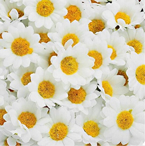 100 x kuenstliche gefaelschte Blumen kuenstliche Blumenkopf