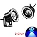 Produktbild Auto Nebel Licht, ourmall Auto Nebel Licht 2,5 blau Halo Ring COB LED projectordrl fahren Leuchtmittel 3200