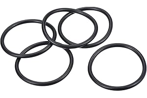PATIKIL 20 Stück Dichtungsringe O-Ringe Gummidichtung 75mm AD 65mm ID 5mm Dicke Nitrilgummi Unterlegscheibe Dichtungssatz Gummischeiben für Auto Klimaanlage Wasserhahn Rohr Schwarz
