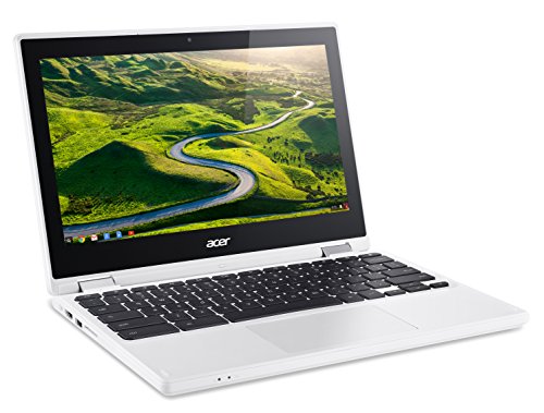 Acer R11 CB5-132T 11 6 inch Convertible Chromebook Laptop  Intel Celeron N3050  2 GB RAM  16 GB eMMC  Integrated Graphics  Chrome OS  - White