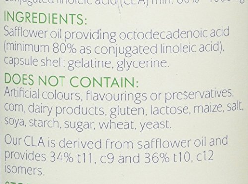 Higher Nature 1000mg High Strength CLA - Pack of 90 Capsules