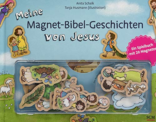 Meine Magnet-Bibel-Geschichten von Jesus: Ein Spielbuch mit 20 Magneten