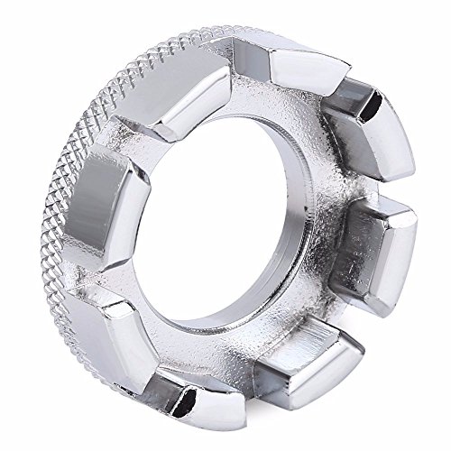 Fahrrad Speichenschlüssel Rad Zentrierer 8-fach Teller Schlüssel für Speichen Größe 10-15 von Fahrrad bis Mofa in Werkstattqualität! Nippelspanner- Speichenspanner – Spanschlüssel. - 4