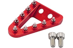 NICECNC Red Rear Brake Pedal Tip Plate Compatible with GasGas EX/EC/MC 125-300 2021-2022,EX F/EC F/MC F 250-450 2021-2022,See Fitment