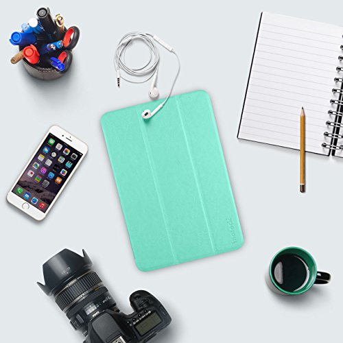 Inateck iPad Mini Hülle – Ultra Slim Smart Case Lederhülle mit magnetischer Auto Sleep Wake-up Funktion für Apple iPad Mini alle Module iPad Mini 1/2/3, Grün - 7