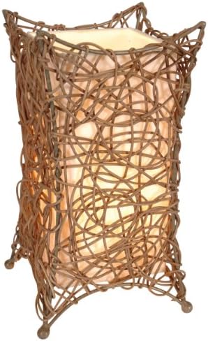 Naeve Leuchten 339727 Wicker Table Lamp 30 x 16 cm