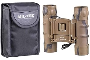 Mil-Tec Gen II - Binocolo pieghevole, 10 x 25 cm