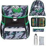 Inklusive Zubehör: Sportbeutel mit Kordelverschluß (auch als Rucksack tragbar), Mäppchen komplett gefüllt, Mäppchenrolle // Trinkflasche von CO2 mit Sportverschluß (bruchsicher), Regenhülle Silber vom PM