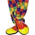 Smiffy's Adult's Unisex Clown Shoes, Yellow and Red, One Size, 25519 (US)