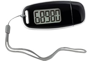 Lotvic Podomètre pour la Marche, Mini Podomètre, Podomètre Marche 3D, Podomètre numérique Portable,Podomètre Numérique 3D pour la Marche, Podomètre Marche 3D, Podometre Marche Clip,Podomètre