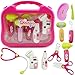 Produktbild Steellwingsf Kinder Rolle Pretend Play Arzt Medical Playset Kit Carrycase Stethoscope Toy Blau Keine LED #