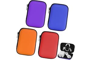 Aolso 4Pcs Playing Card Box for UNO Storage,Waterproof Portable Card Holder for UNO Travel Camping Outdoor Gaming(Orange Red Blue Purple)