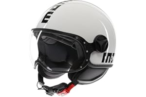 MOMO DESIGN MOMODESIGN - FGTR CLASSIC E2206, Casco Moto Jet, Casco Jet Omologato ECE, Casco Jet Aperto Scooter, Uomo e Donna, Leggero con Visiera, per Uomo e Donna