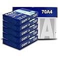 UTTAM Multi-Purpose Copy Printer Paper, A4, 2500 Count (Pack of 5), White (FSC Certified Copy Paper) 70GSM/80GSM (70 GSM)