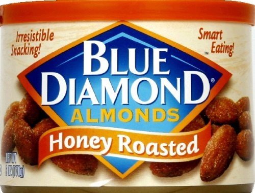 Blue Diamond Almond Honey Roasted 6 Oz