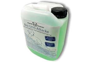 PandaCleaner® Bio-Urin Attack Odour Remover/Smell Neutralizer - Lattina da 5 litri Concentrato - Eliminazione biologica degli odori degli animali domestici