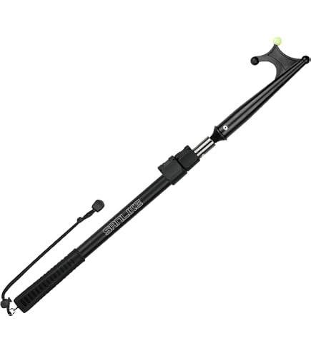5m Échelle Télescopique en Aluminium avec Crochet Antidérapant pour Toit de Grenier, Echelle 5m Échelle Télescopique en Aluminium avec Crochet Antidérapant pour Toit de Grenier, Echelle