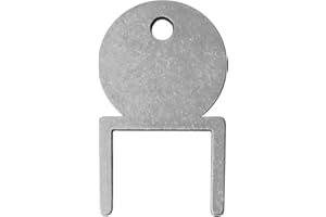 TOMSTRAD Unbreakable metal dispenser key: fits Evolve, Dolphin and Northwood soap, toilet roll and paper hand towel dispensers. (1)