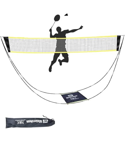 Rete Sportiva Regolabile EXIT - 3x1.55m Per Pallavolo, Badminton, Tennis, Con Borsa E Picchetti - Foto 5