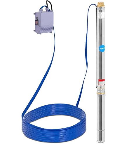 Pompe Submersible Xylem Lowara Scuba 3SC5/07/5 CG Monophasé 1HP 0,75kW Avec Flotteur