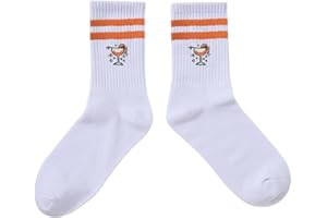 Lanpeeking Hochwertige Cocktail-Socken – Einzigartige gestickte Designs für Cocktail-Liebhaber – Atmungsaktive Crew-Socken aus Baumwolle – Perfekte Geschenkidee für Damen und Herren – Unisex Sportsock