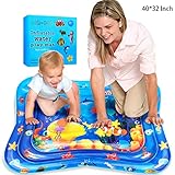 swonuk Tapis de Jeu Gonflable Tapis d'eau bébé Gonflé de Coussin Rempli d'eau pour des Enfants 40*32 inch