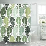 IMPRESIÓN DE ARTE DIGITAL MODERNO: asegura que las cortinas de baño mantengan el patrón gráfico impreso durante mucho tiempo; sigue siendo colores vibrantes y no se desvanece después del lavado varias veces.