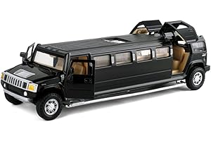 MOOKEENONE 1:32 Model Car Kids Toy Metal Diecast Car Limousine Model for Hummer