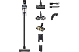 Samsung Jet 85 Wet&Clean Akku-Staubsauger, 210 W, Inkl. Wischaufsatz Spray Spinnig Sweeper und weiterem Zubehör, Blau, VS20C85G7TB/WD