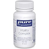 Pure Encapsulations Vitality Complex 30 Capsules AROMA-FREE Color