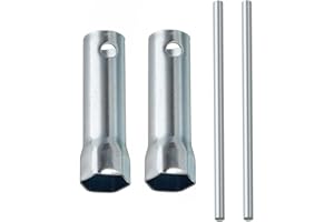 lohill 21mm 2 Stück Universal Ignition Zündkerzenschlüssel Steckschlüsseleinsätze Ersatz für Auto Fahrrad