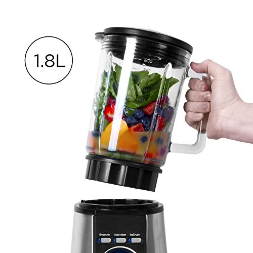 Duronic BL1200 Standmixer aus Edelstahl mit 1,5l Glaskrug und 1000 Watt - 7