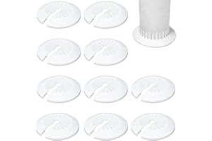 ZEPIQOR 10 Pezzi copri termosifone, Rosetta Copertura per Tubi Copri Tubi Termosifoni Pipe Collar in Plastica Copritubo Radiatori Morsetti per Manicotto Foro Diametro Tubi di Riscaldamento (15-45 mm)