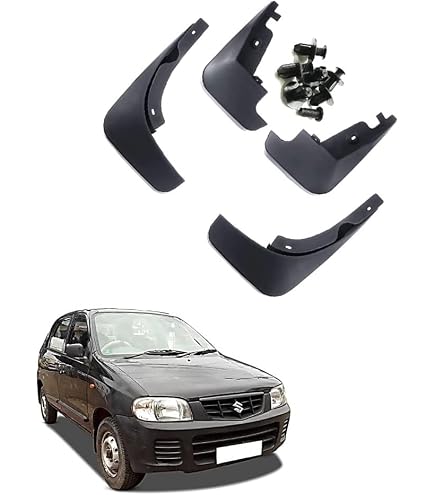 車のパーツ Suzuki alto partsbigboss Rubber Car Mud Flaps Maruti Alto (Set of 4) : Amazon